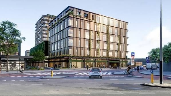 Parkeergarage Dear North in Amsterdam, installaties gemodelleerd in Revit